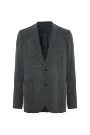 Hemington - İtalyan Kaşmir Yün Karışım Siyah Blazer Ceket Hemington - İtalyan Kaşmir Yün Karışım Siyah Blazer Ceket