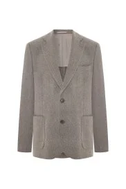 Hemington - İtalyan Kaşmir Yün Karışım Tütün Rengi Blazer Ceket Hemington - İtalyan Kaşmir Yün Karışım Tütün Rengi Blazer Ceket