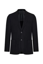 Hemington - İtalyan Yün Kaşmir Karışım Siyah Blazer Ceket Hemington - İtalyan Yün Kaşmir Karışım Siyah Blazer Ceket