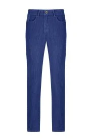 Kadife Lacivert 5 Cep Pantolon