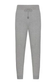 Hemington - Kaşmir-İpek Karışımlı Gri Spor Triko Pantolon