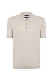 Hemington - Kaşmir Pamuk Karışım Bej Triko Polo Hemington - Kaşmir Pamuk Karışım Bej Triko Polo