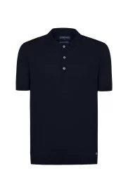 Hemington - Kaşmir Pamuk Karışım Lacivert Triko Polo