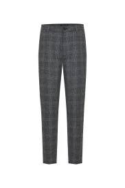 Hemington - Kaşmir Yün Orta Gri Chino Flanel Pantolon