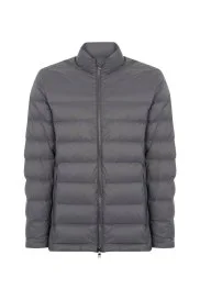 Hemington - Kaz Tüyü Dolgulu Gri Şişme Mont Hemington - Kaz Tüyü Dolgulu Gri Şişme Mont