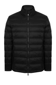 Hemington - Kaz Tüyü Dolgulu Siyah Şişme Mont