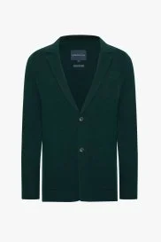 Hemington - Extrafine Merino Koyu Yeşil Triko Blazer Ceket Hemington - Extrafine Merino Koyu Yeşil Triko Blazer Ceket
