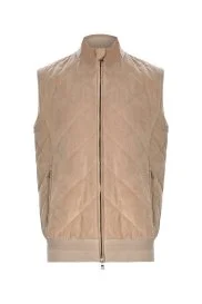 Hemington - Krem Rengi Kapitone Yelek