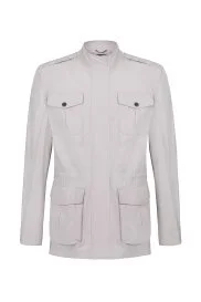 Hemington - Krem Rengi Mevsimlik Mont