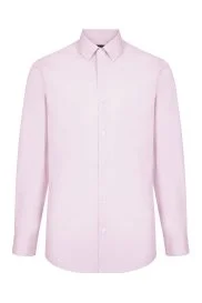 Hemington - Kuş Gözü Dokulu Pembe Non Iron Business Gömlek Hemington - Kuş Gözü Dokulu Pembe Non Iron Business Gömlek