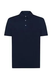 Hemington - Saf Keten Lacivert Polo Yaka T-Shirt