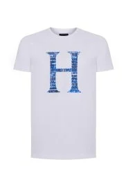 Hemington - Logo Baskılı Kırık Beyaz Bisiklet Yaka Pamuk T-Shirt Hemington - Logo Baskılı Kırık Beyaz Bisiklet Yaka Pamuk T-Shirt