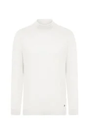 Hemington - Lupetto Yaka Merino Yün Ekru Triko