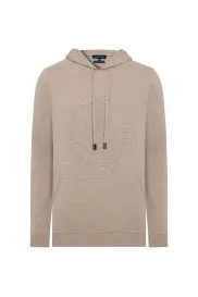 Hemington - M Logolu Kapüşonlu Camel Hoody