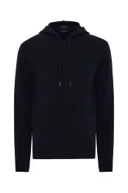 Hemington - M Logolu Kapüşonlu Lacivert Hoody