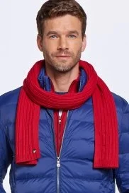 Hemington - Merino Yün Kırmızı Atkı Hemington - Merino Yün Kırmızı Atkı