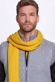 Hemington - Merino Yün Sarı Atkı