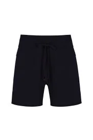 Hemington - Nakış Logolu Bağcıklı Lacivert Triko Şort Hemington - Nakış Logolu Bağcıklı Lacivert Triko Şort