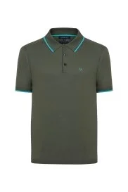 Hemington - Nakış Logolu Haki Giza Pamuk Triko Polo Hemington - Nakış Logolu Haki Giza Pamuk Triko Polo
