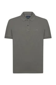 Hemington - Vintage Görünümlü Haki Polo Yaka T-Shirt Hemington - Vintage Görünümlü Haki Polo Yaka T-Shirt