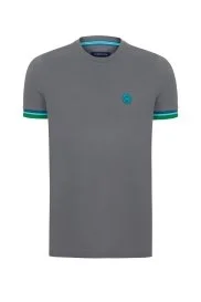 Hemington - Nakış Logolu Pike Örgü Bisiklet Yaka Haki T-Shirt Hemington - Nakış Logolu Pike Örgü Bisiklet Yaka Haki T-Shirt