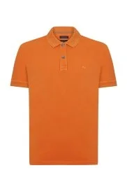 Hemington - Vintage Görünümlü Turuncu Polo Yaka T-Shirt