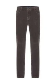 Hemington - Pamuk Karışım 5 Cep Koyu Kahverengi Kadife Pantolon