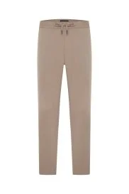 Hemington - Pamuk Karışım Bej Rengi Relax Fit İnce Jogger Pantolon