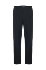 Hemington - Pamuk Kaşmir Karışım Siyah Relax Chino Pantolon