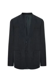 Hemington - Saf Kaşmir Antrasit Blazer Ceket