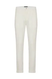 Hemington - Saf Keten Beyaz Pileli Pantolon Hemington - Saf Keten Beyaz Pileli Pantolon