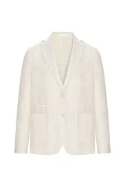 Hemington - Saf Keten Kırık Beyaz Yazlık Blazer Ceket Hemington - Saf Keten Kırık Beyaz Yazlık Blazer Ceket
