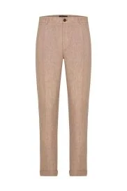 Hemington - Saf Keten Kum Rengi Pileli Pantolon Hemington - Saf Keten Kum Rengi Pileli Pantolon