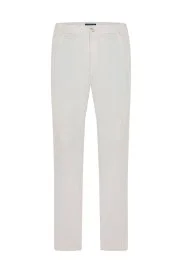 Hemington - Saf Pamuk Ekru Relax Kadife Pantolon