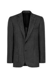 Hemington - Saf Yün Antrasit Blazer Ceket Hemington - Saf Yün Antrasit Blazer Ceket