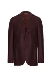 Hemington - Saf Yün Bordo Blazer Ceket Hemington - Saf Yün Bordo Blazer Ceket