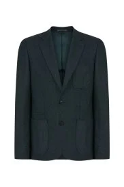 Hemington - Saf Yün Koyu Yeşil Blazer Ceket Hemington - Saf Yün Koyu Yeşil Blazer Ceket