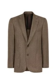 Hemington - Saf Yün Tütün Rengi Blazer Ceket Hemington - Saf Yün Tütün Rengi Blazer Ceket