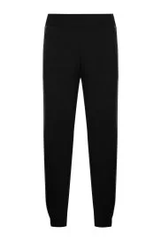 Hemington - Şerit Detaylı Siyah Merino Yün Spor Triko Pantolon