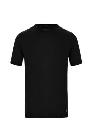 Hemington - Bisiklet Yaka Siyah Giza Pamuk Triko T-Shirt Hemington - Bisiklet Yaka Siyah Giza Pamuk Triko T-Shirt