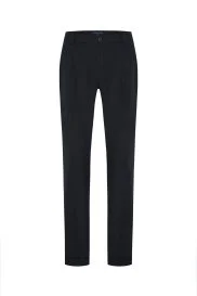 Hemington - Saf Keten Siyah Pileli Pantolon