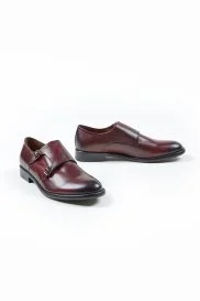 Hemington - Tokalı El Yapımı Bordo Deri Ayakkabı Hemington - Tokalı El Yapımı Bordo Deri Ayakkabı