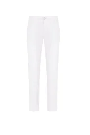 Beyaz Yazlık Chino Pantolon
