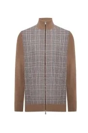 Hemington - Yün Kumaşlı Tailor Triko Tütün Rengi Hırka Hemington - Yün Kumaşlı Tailor Triko Tütün Rengi Hırka