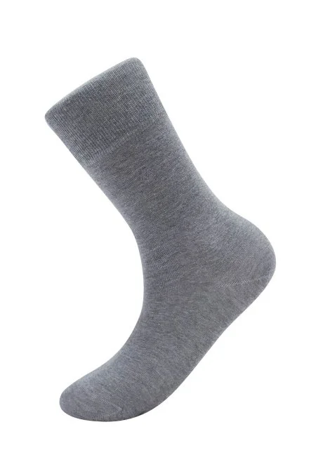 Açık Gri Pamuklu Çorap