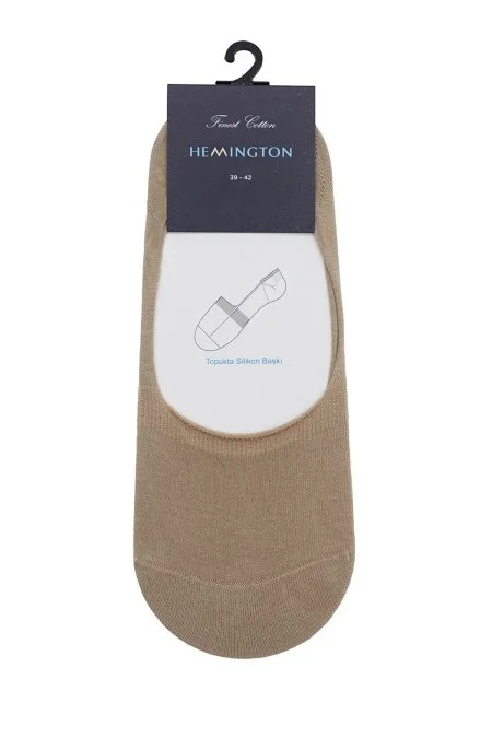 Bambu Karışımlı Camel Loafer Çorap