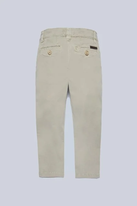 Bej Yazlık Çocuk Chino Pantolon