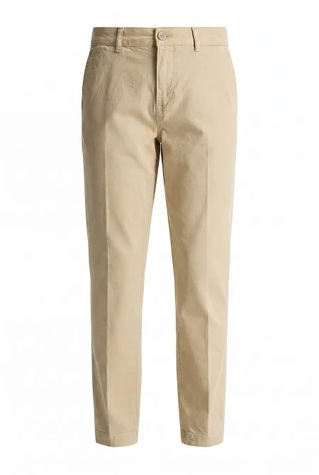 Bej Yazlık Çocuk Chino Pantolon