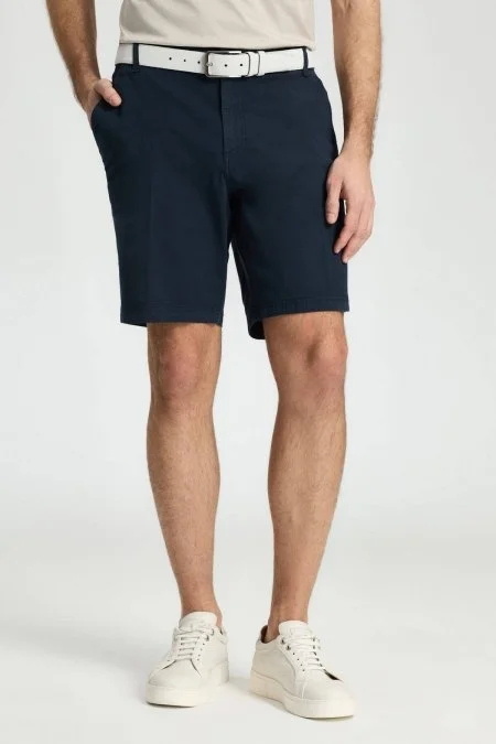 Beli Lastikli Lacivert Şort