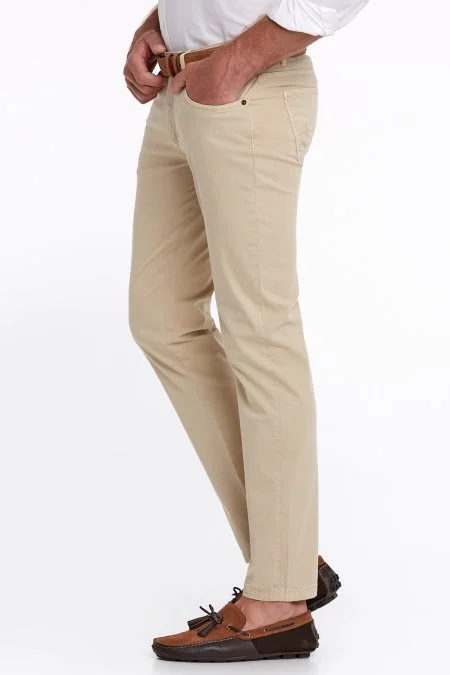 Slim Fit 5 Cep Kum Rengi Chino Pantolon